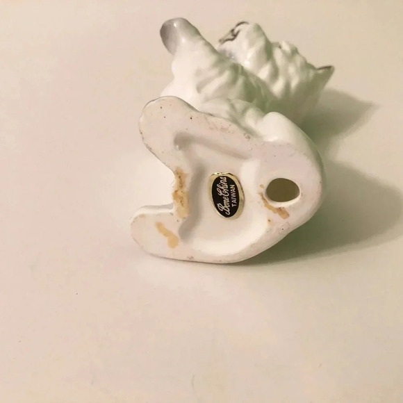Vintage Miniature Scottish Terrier Dog Puppy Dog Figurine Bone China Taiwan - Picture 9 of 9